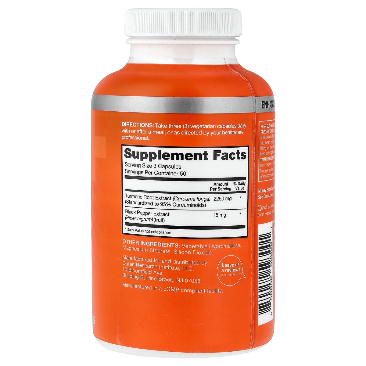 Qunol Turmeric 95% Curcuminoids, 150 Capsules - view 2