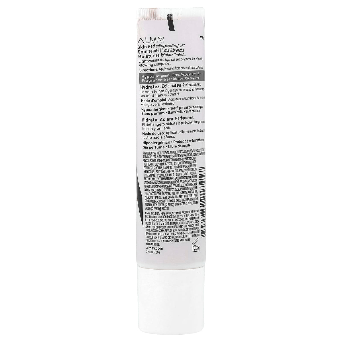 Almay Skin Perfecting Hydrating Tint, 110 Buff, 28 ml (0.94 fl oz) — alternate product view