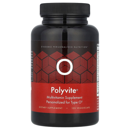 D'adamo Polyvite O Multivitamin, 120 VeggieCaps