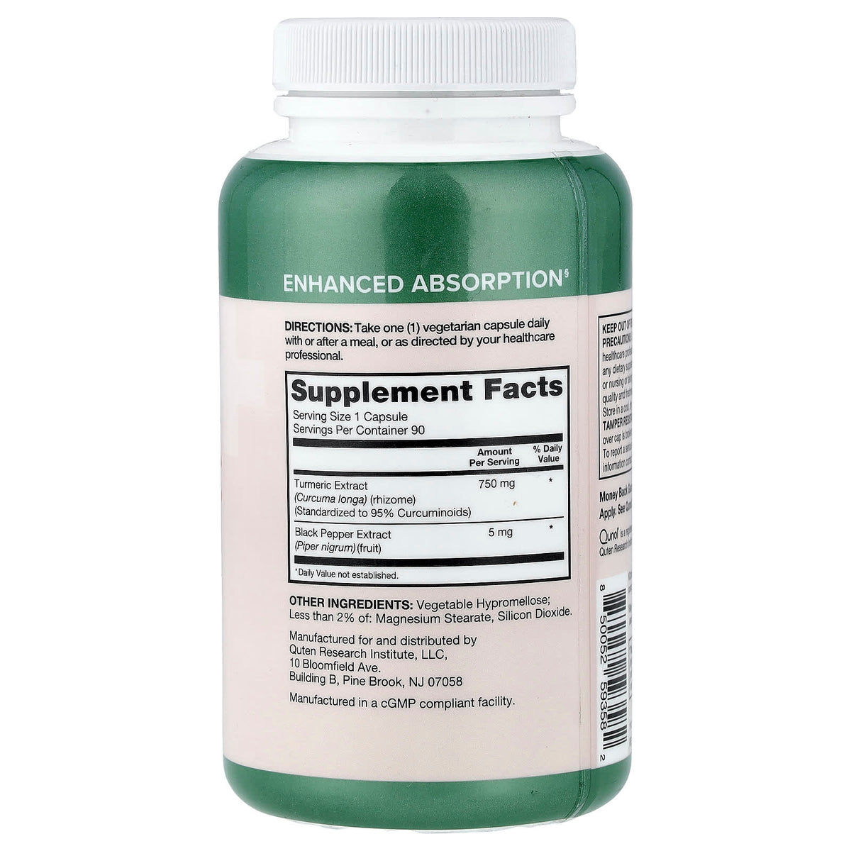 Qunol Turmeric 95% Curcuminoids, 90 Capsules — alternate product view