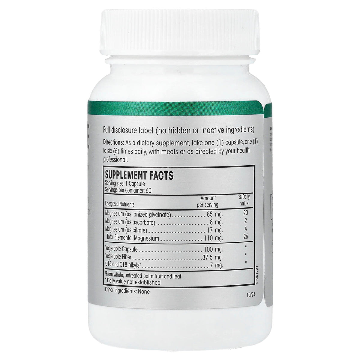 PERQUE Mg Plus Guard, 60 Vegetable Capsules — alternate product view