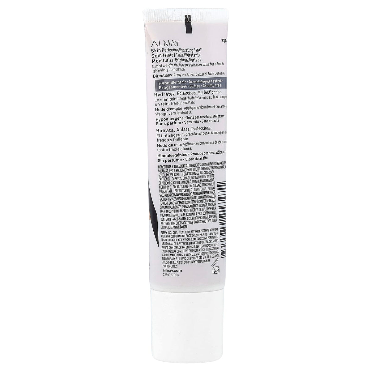 Almay Skin Perfecting Hydrating Tint, 130 Sand, 28 ml (0.94 fl oz) — alternate product view