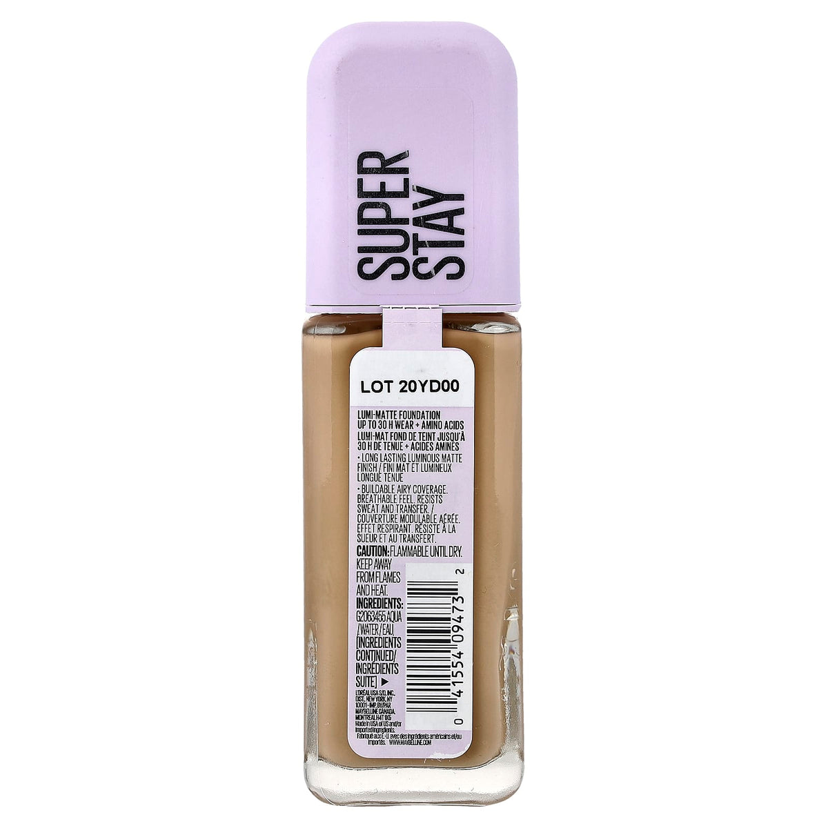 Maybelline Super Stay Lumi-Matte Foundation, 128 (30 ml) — alternate product view
