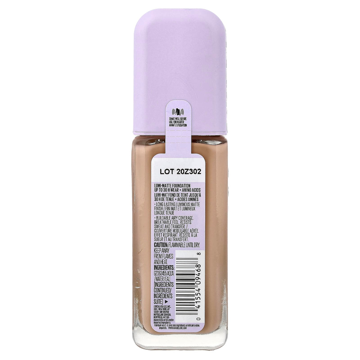 Maybelline Super Stay Lumi-Matte Foundation, 112 (30 ml) — alternate product view