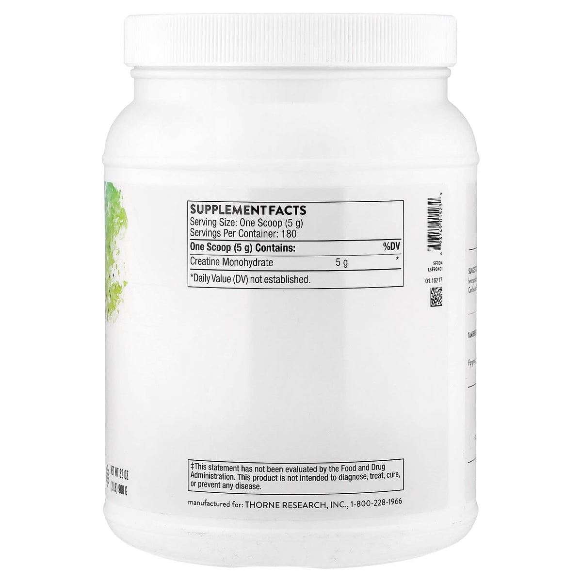 Thorne Creatine, 900 g (2 lb) - view 2