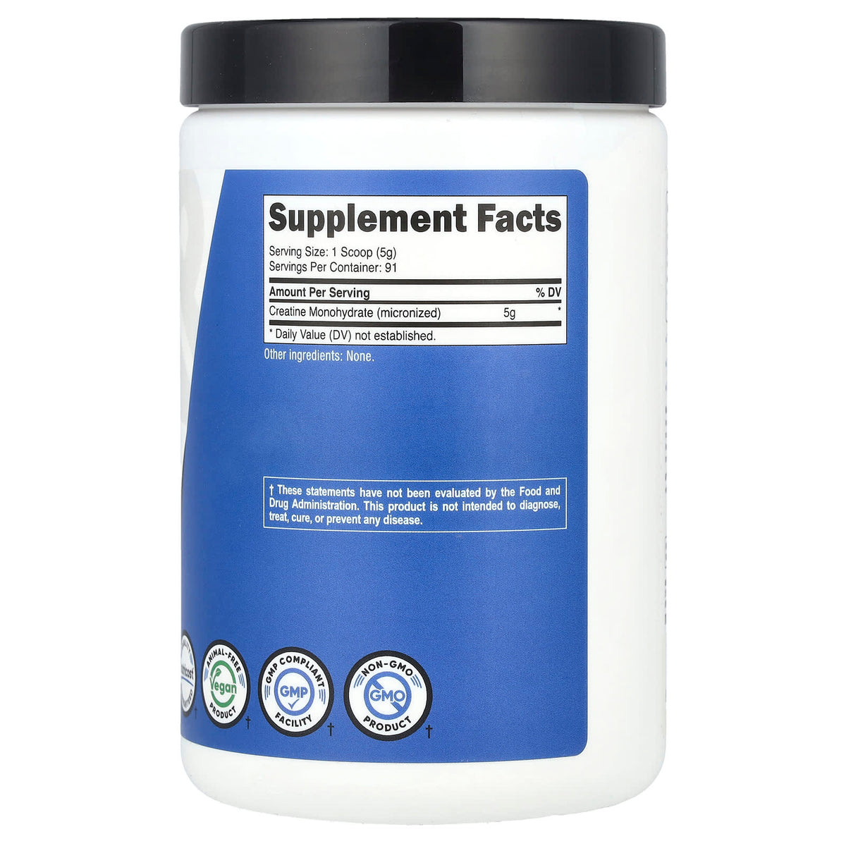 Nutricost Performance Creatine Monohydrate, Unflavoured, 454 g (1 lb) - view 2