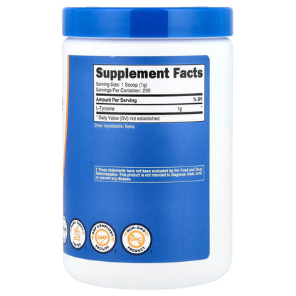 Nutricost L-Tyrosine, Unflavoured, 250 g (8.9 oz) - view 2
