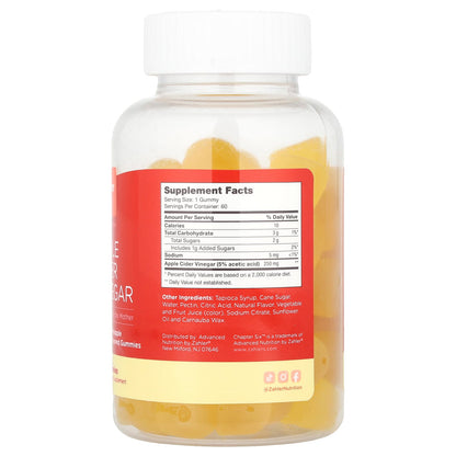 Zahler Chapter Six Apple Cider Vinegar Gummies, Pineapple, 60 Gummies - view 2