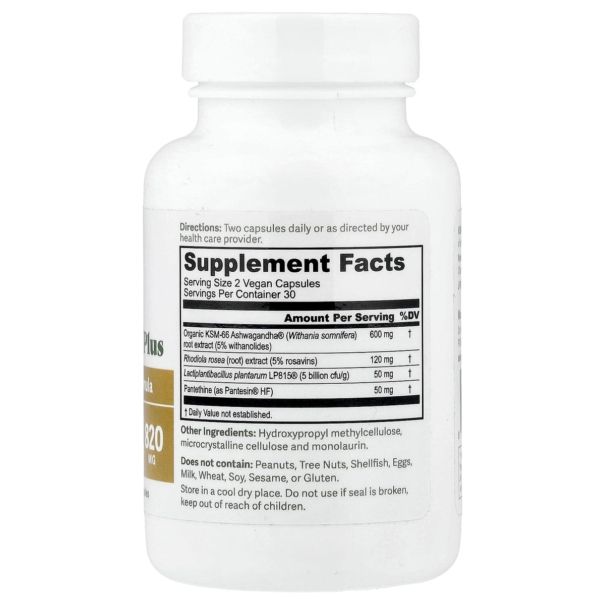Dr. Murray's Organic KSM-66 Plus, 60 Vegan Capsules - view 2
