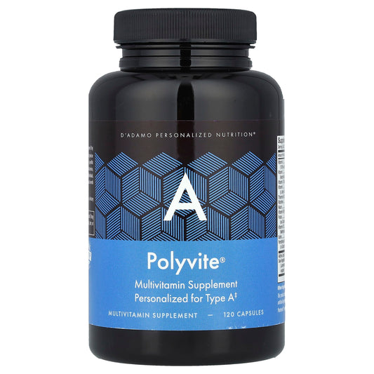 D'adamo Polyvite A Multivitamin Supplement, 120 Capsules