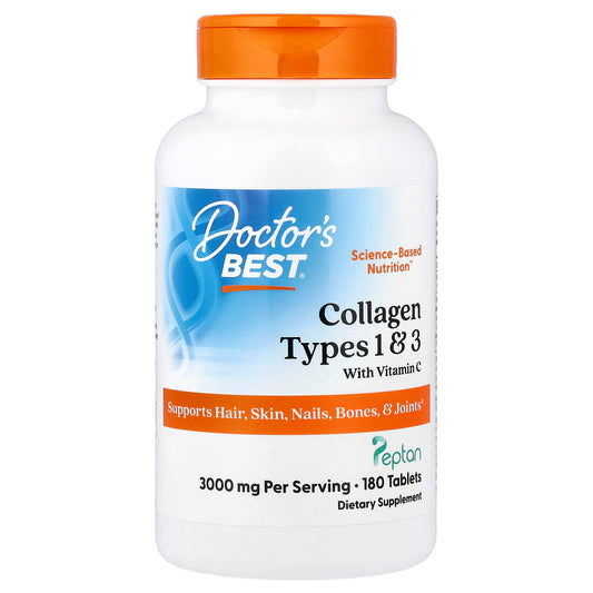 Doctor's Best Collagen Types 1 & 3 with Vitamin C 180 Tablets