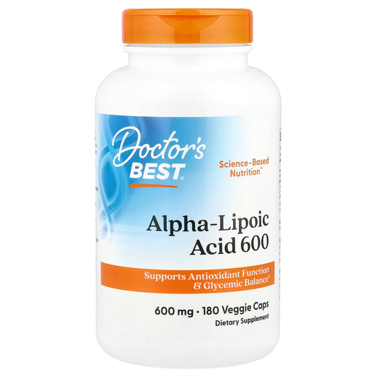 Doctor's Best Alpha-Lipoic Acid 600 mg, 180 Veggie Caps
