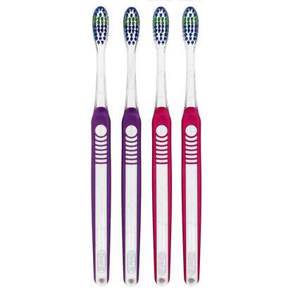 Oral-B Advanced Clean Toothbrush, Medium, 4 Pack - view 3