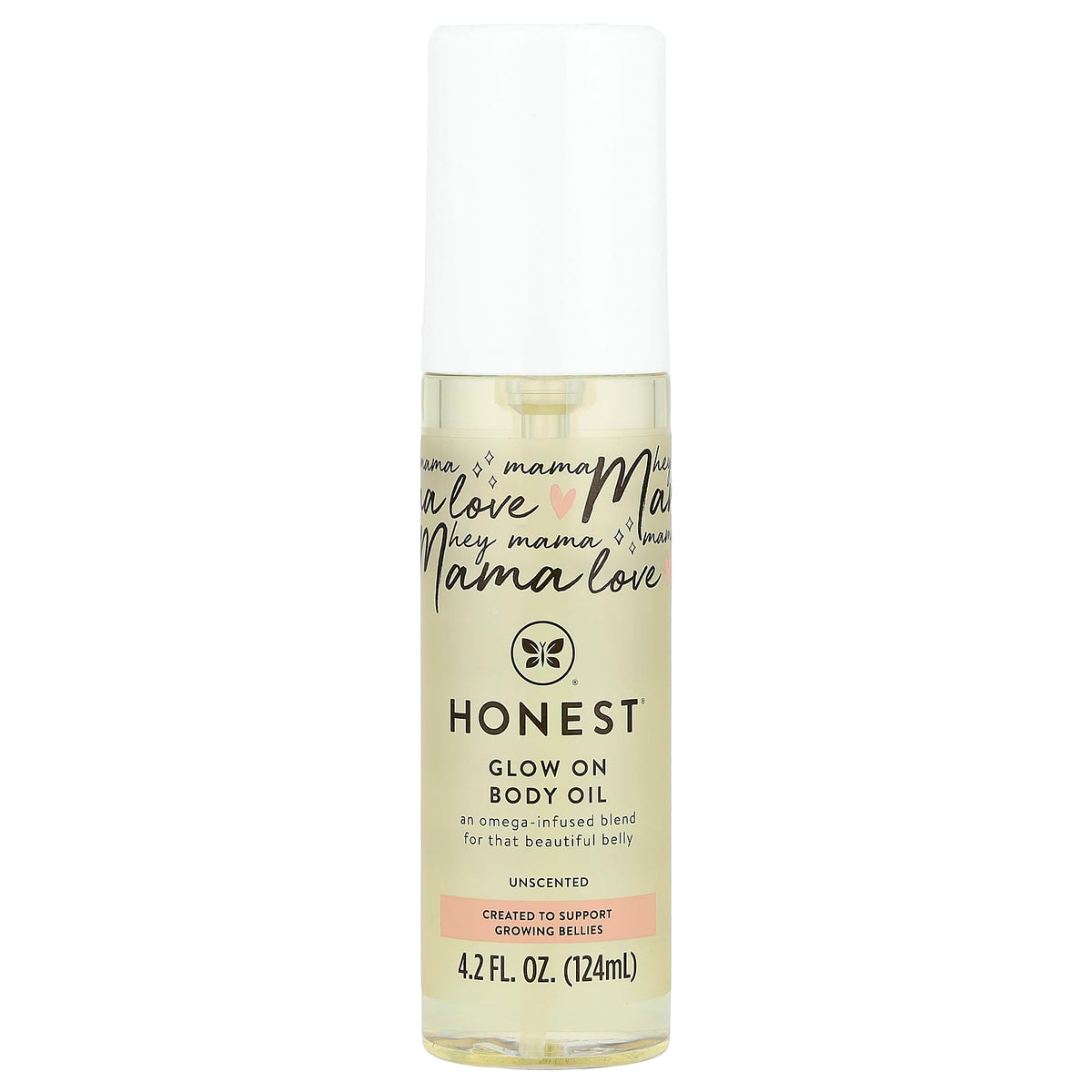 The Honest Company Glow On Body Oil Unscented 124 ml — product view