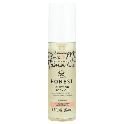 The Honest Company Glow On Body Oil Unscented 124 ml