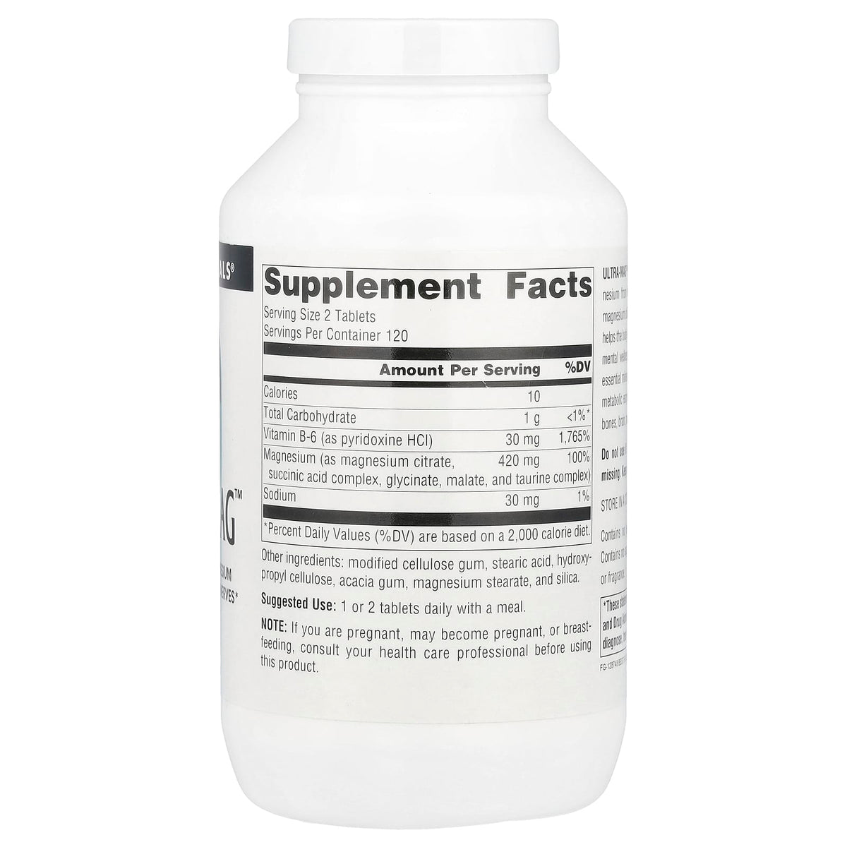 Source Naturals Ultra-Mag, 240 Tablets - view 2