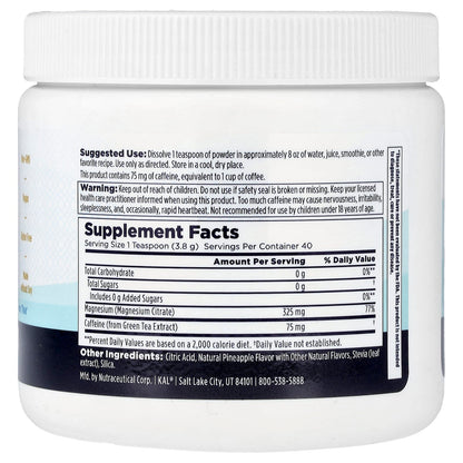 KAL Energy Magnesium Powder Pineapple 153 g - view 2