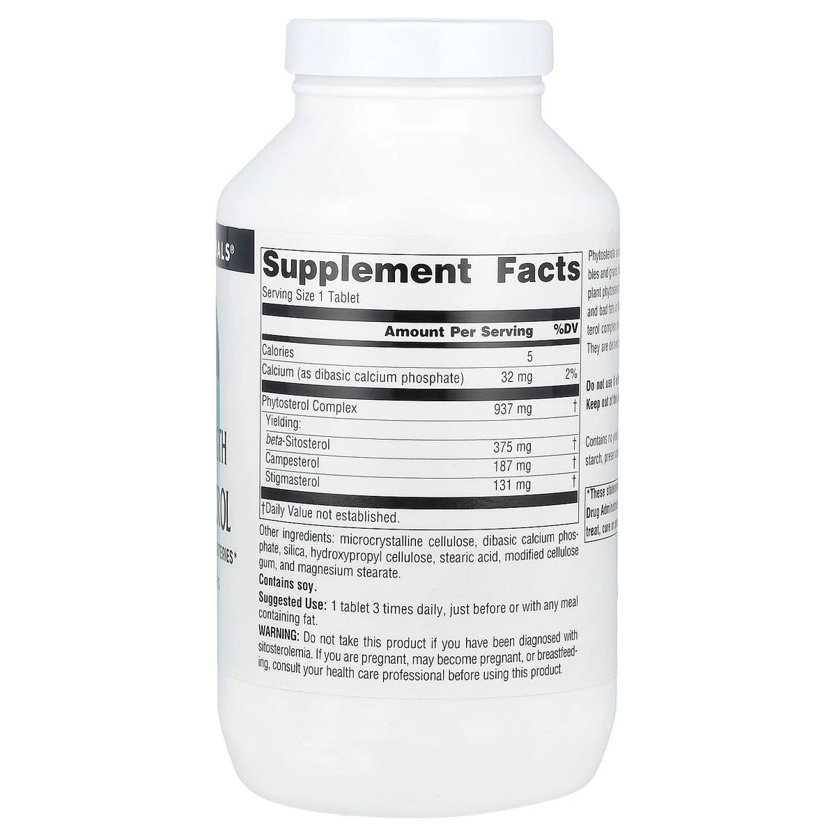 Source Naturals Mega Strength Beta Sitosterol, 375 mg, 240 Tablets - view 2