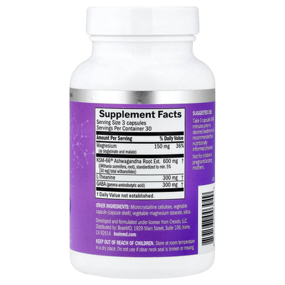 BrainMD Stress Relief Sleep, 90 Vegan Capsules - view 2
