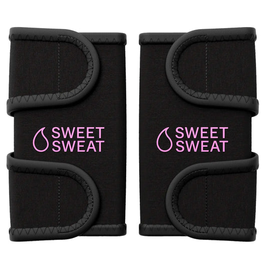 Sports Research Sweet Sweat Arm Trimmers, Medium, Black & Pink, 1 Pair