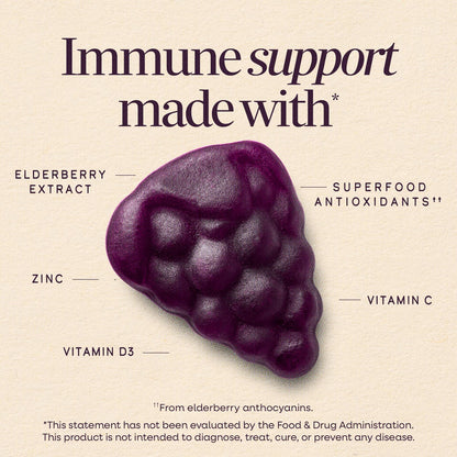 Nature's Way Sambucus Immune Gummies, Elderberry, 60 Gummies - view 6