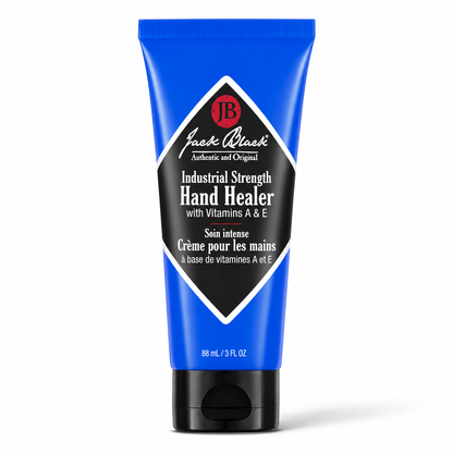 Jack Black Industrial Strength Hand Healer tube standing upright on a plain white background