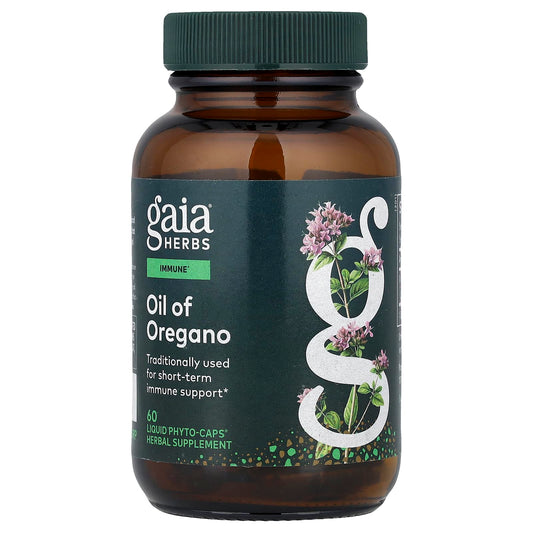 Gaia Herbs Oil of Oregano, 60 Liquid Phyto-Caps
