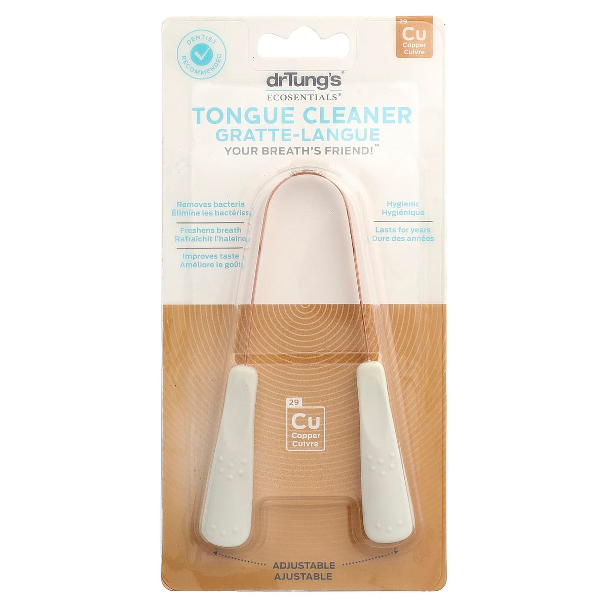 Dr. Tung's Ecosentials Copper Tongue Cleaner, 1 Cleaner — product view