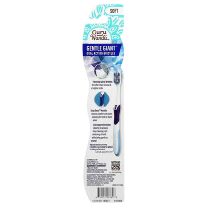 GuruNanda Gentle Giant Toothbrush, Soft, 1 Toothbrush - view 2