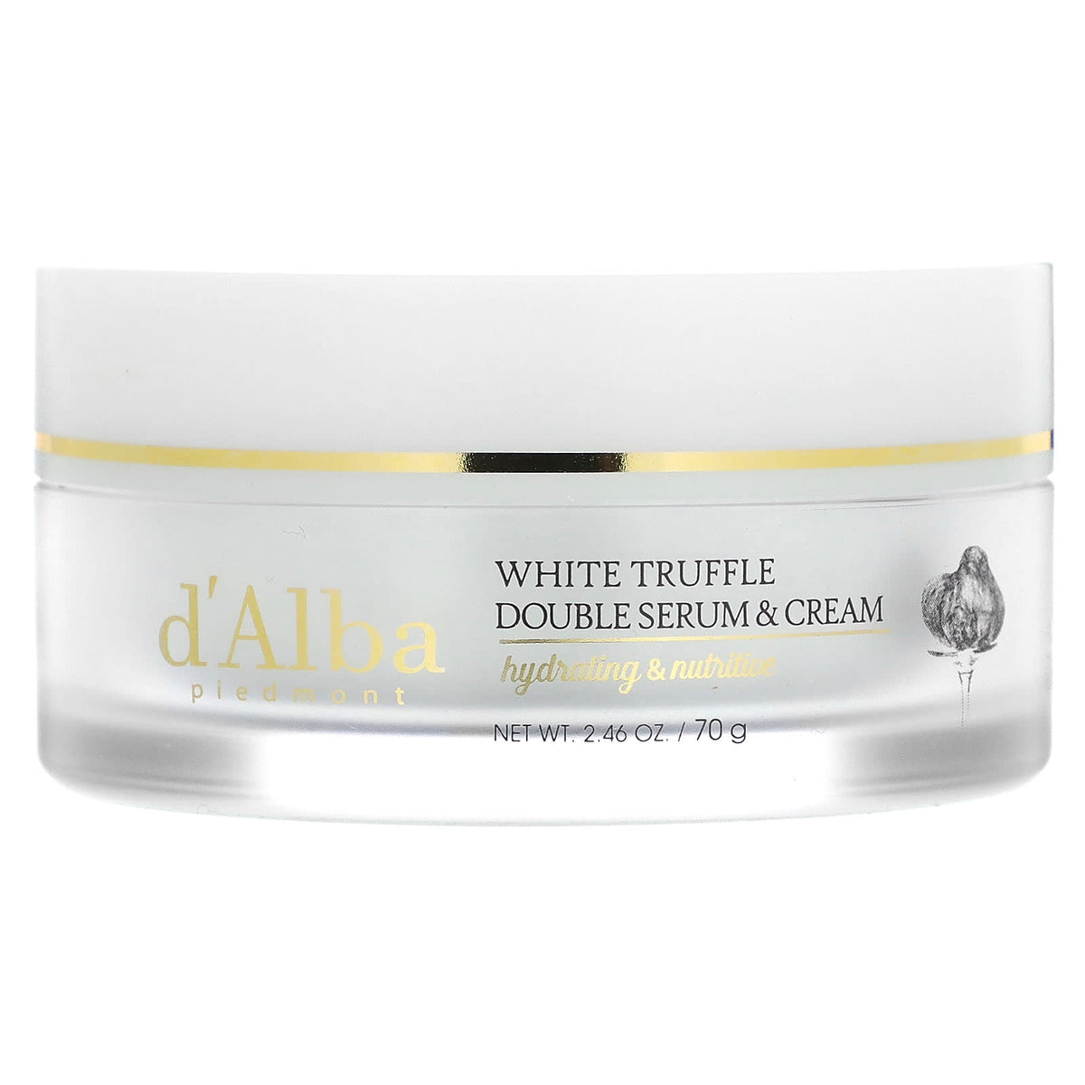 d'Alba White Truffle Double Serum & Cream 70 g (2.46 oz) — product view