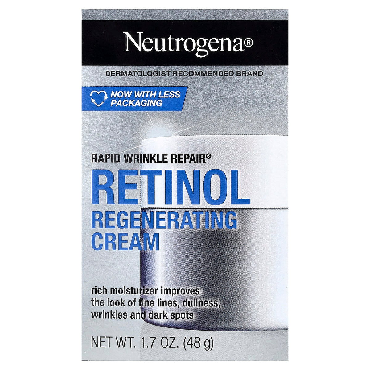 Neutrogena Rapid Wrinkle Repair Retinol Regenerating Cream, 48 g (1.7 oz) - view 2