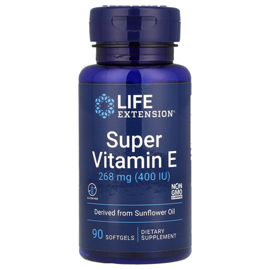 Life Extension Super Vitamin E 268 mg (400 IU), 90 Softgels