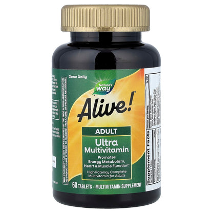 Nature's Way Alive! Adult Ultra Multivitamin, 60 Tablets - view 4