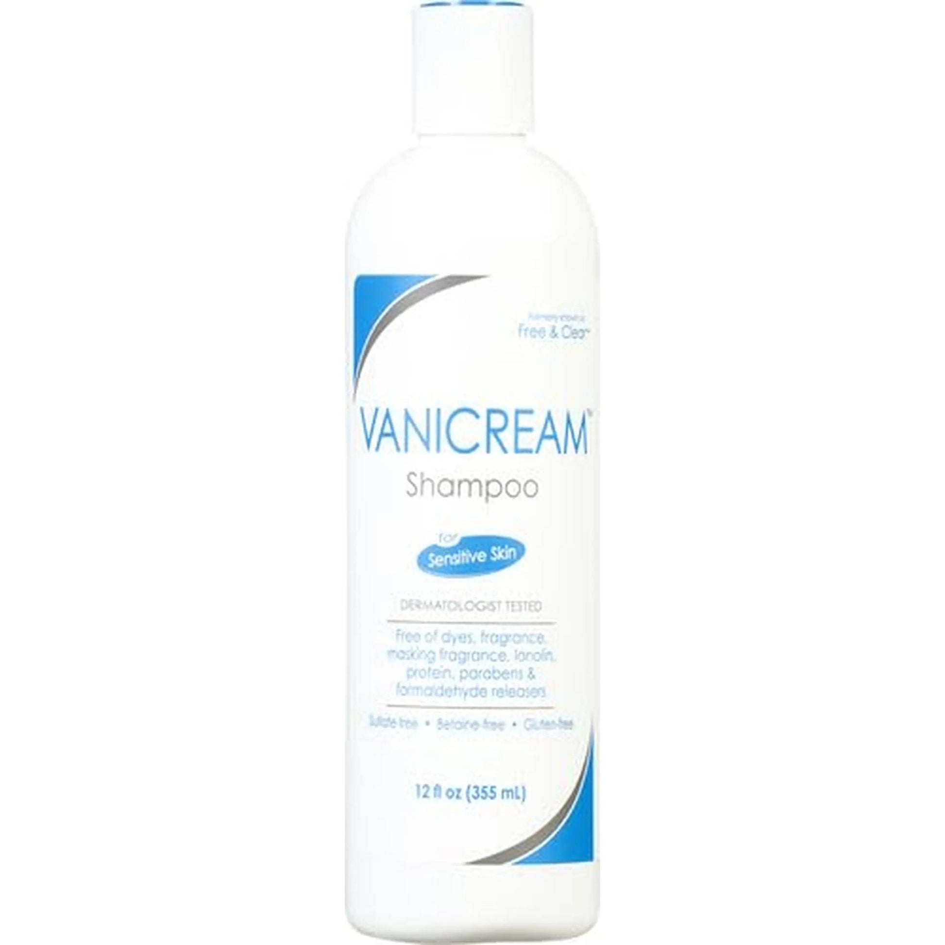 Vanicream Shampoo – Ph Balanced Mild Formula Effective for All Hair Types and Sensitive Scalps - Free of Fragrance, Lanolin, and Parabens – 12 Fl Oz