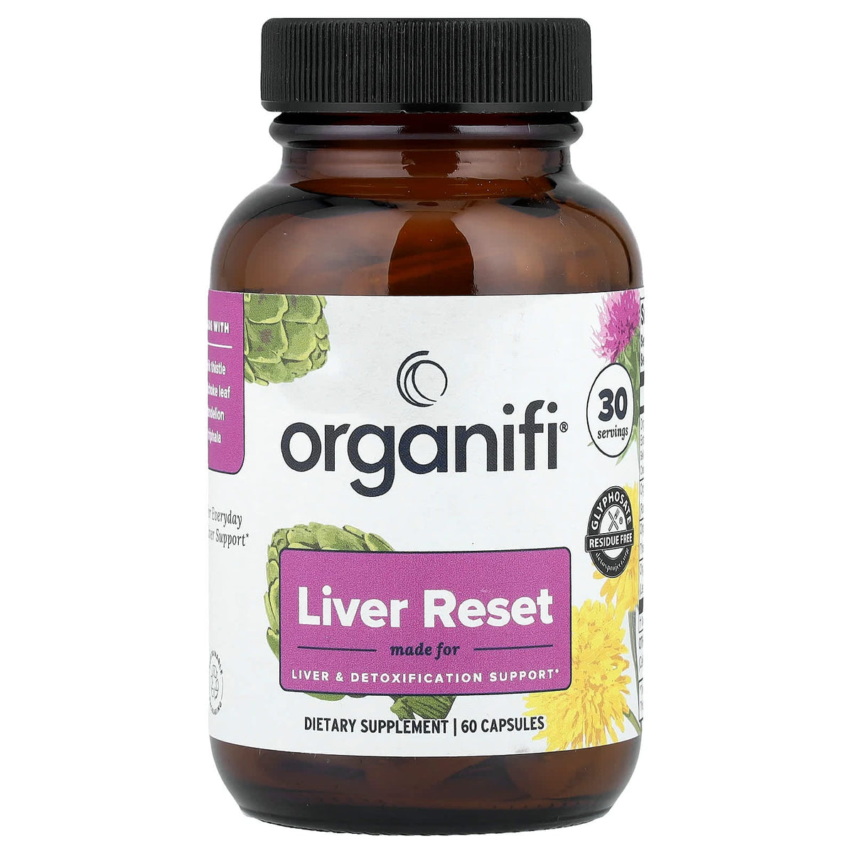 Organifi Liver Reset, 60 Capsules — product view