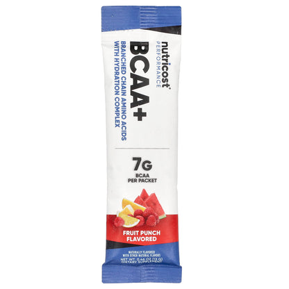 Nutricost Performance BCAA+ Fruit Punch, 20 Packets - view 3