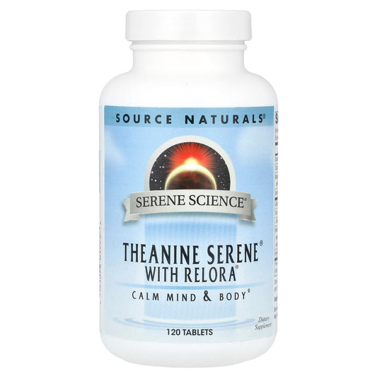 Source Naturals Serene Science Theanine Serene With Relora, 120 Tablets