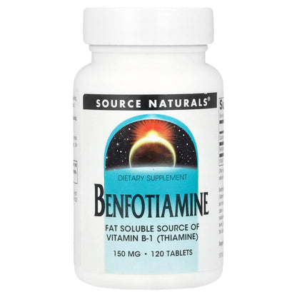 Source Naturals Benfotiamine, 120 Tablets