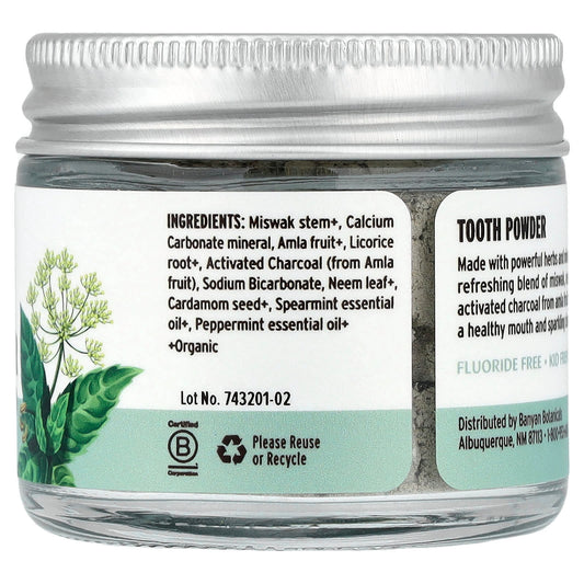 Banyan Botanicals Tooth Powder, Mint Cardamom, 21.2 g - view 2