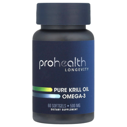 ProHealth Longevity Pure Krill Oil Omega-3 - 60 Soft Gels