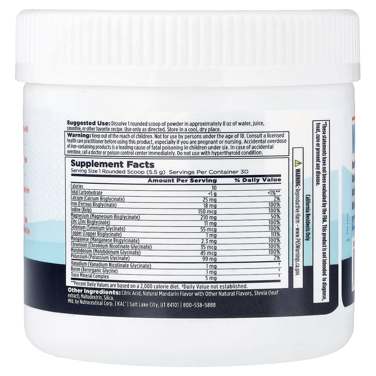 KAL Total Mineral+ Mandarin Drink Mix 167 g - view 2