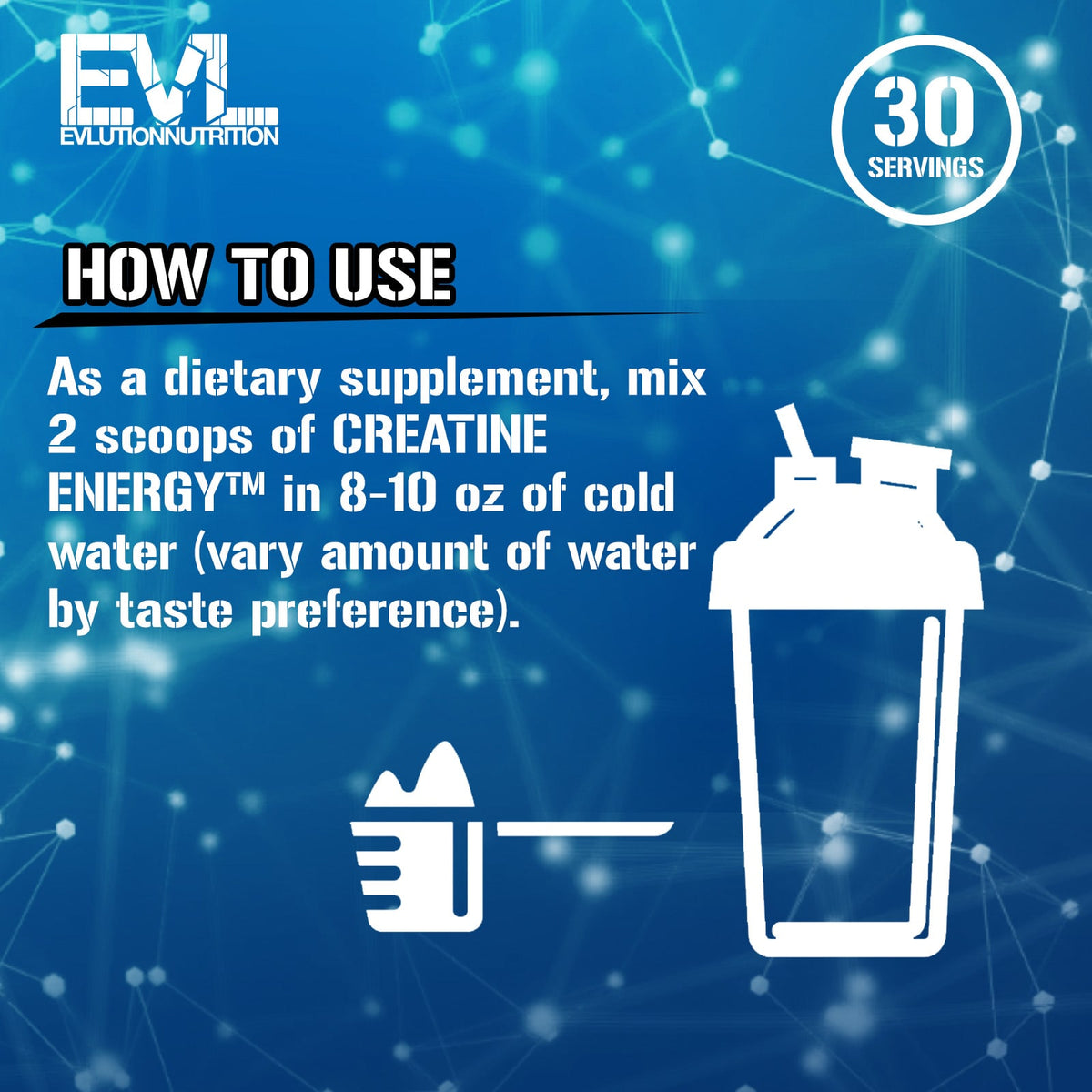EVLution Nutrition Creatine Energy, Fruit Punch, 282 g (9.95 oz) - view 4