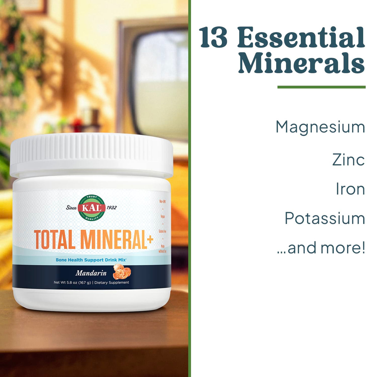 KAL Total Mineral+ Mandarin Drink Mix 167 g - view 3