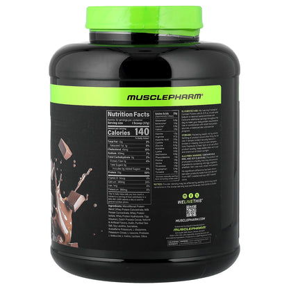 MusclePharm Combat Protein Powder, Chocolate Milk, 1.9 kg (4.2 lb) - view 2