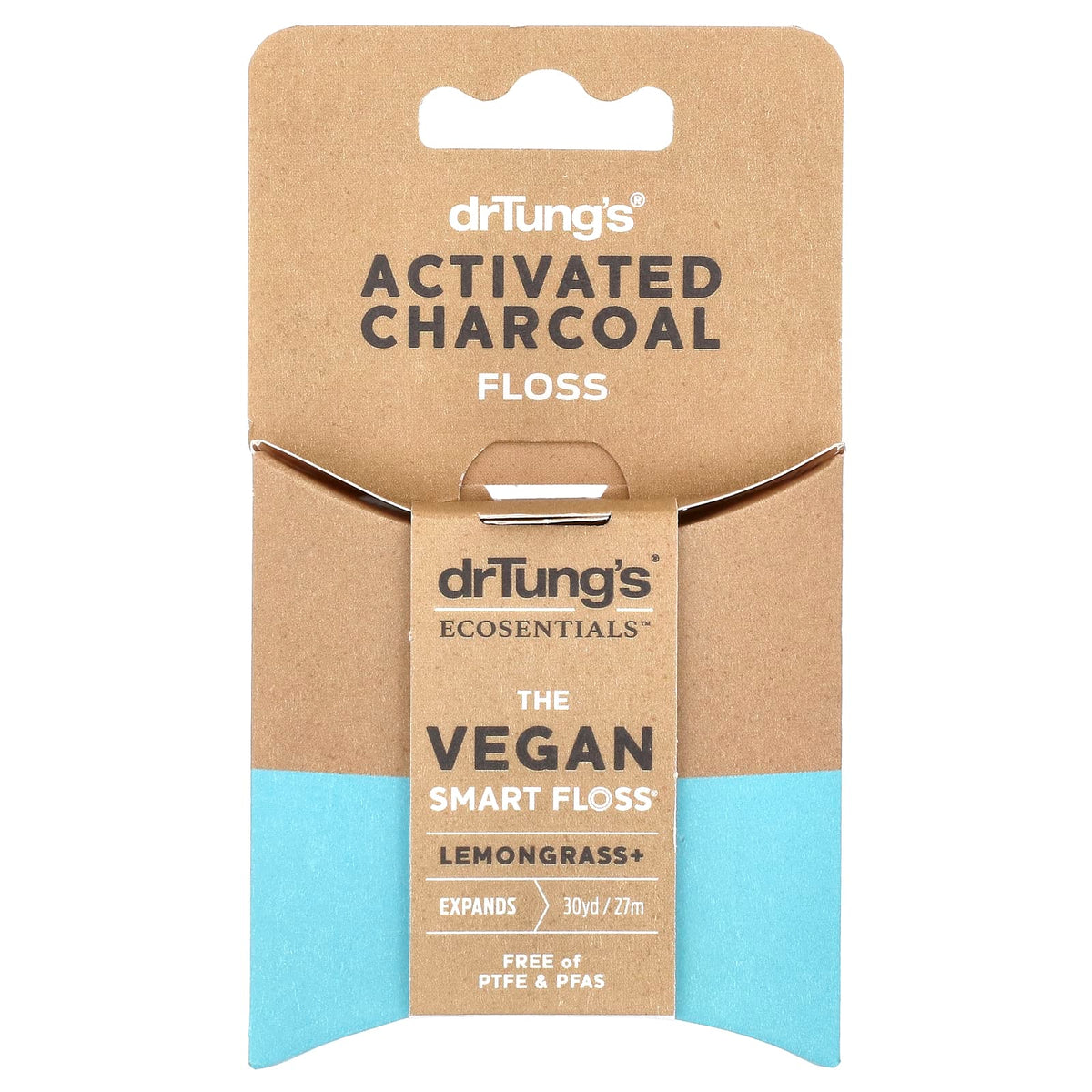 Dr. Tung's Ecosentials The Vegan Smart Floss, Lemongrass, 27 m (30 yd)