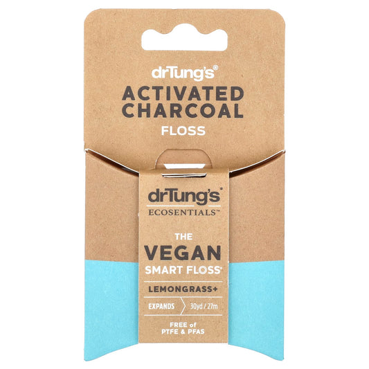 Dr. Tung's Ecosentials The Vegan Smart Floss, Lemongrass, 27 m (30 yd)
