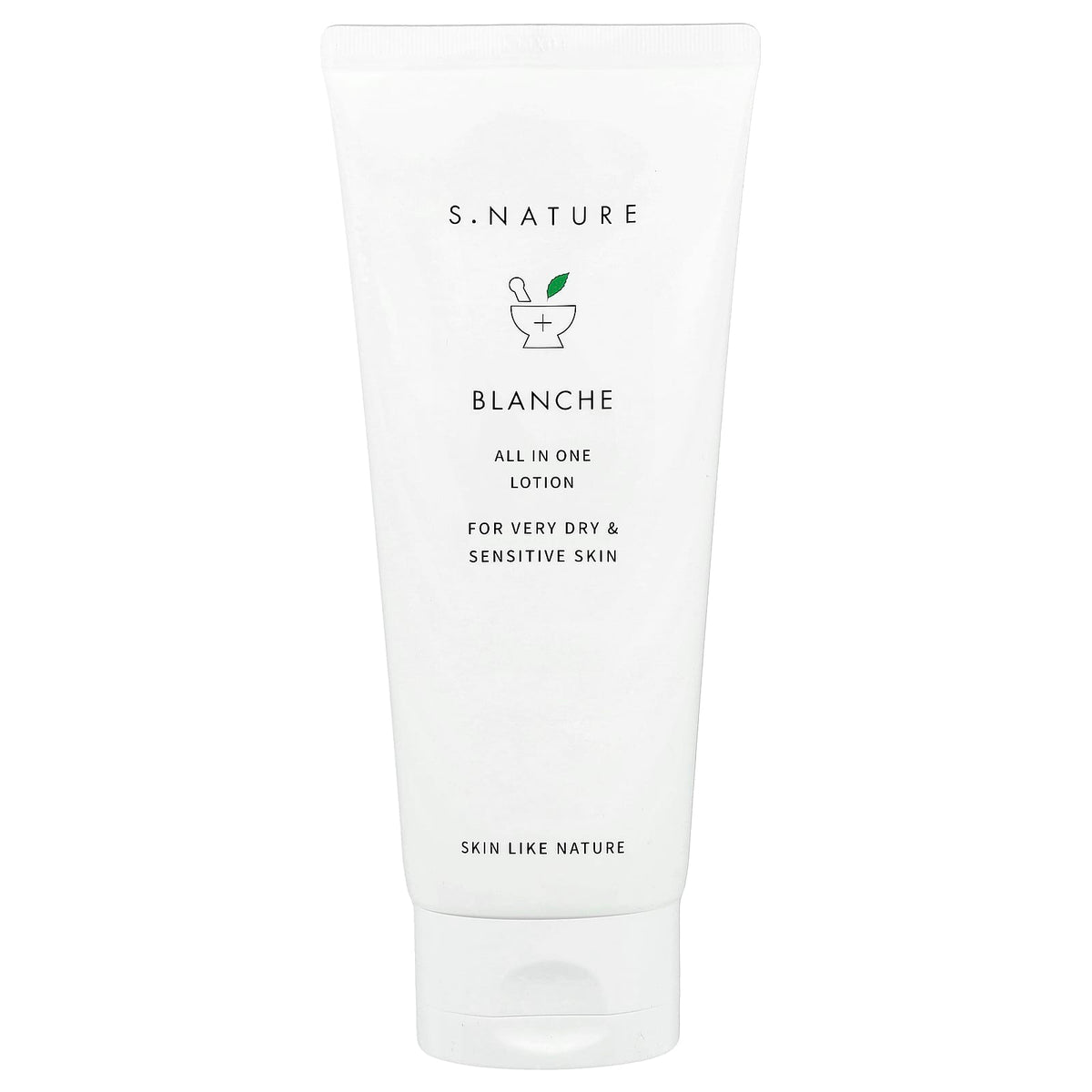 S.Nature Blanche All-in-One Lotion for Dry and Sensitive Skin, 200 ml (6.8 fl oz) — product view