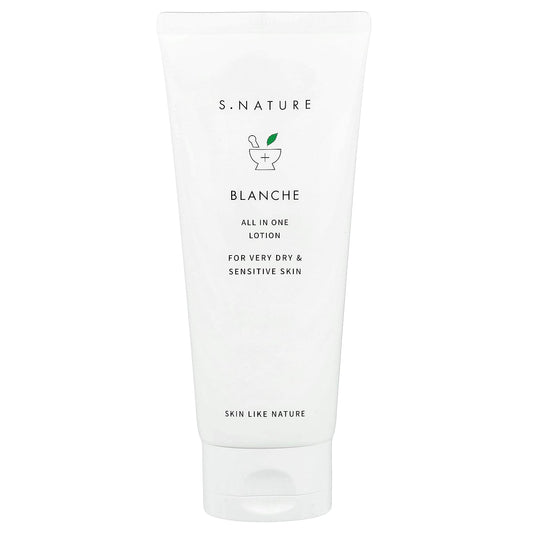 S.Nature Blanche All-in-One Lotion for Dry and Sensitive Skin, 200 ml