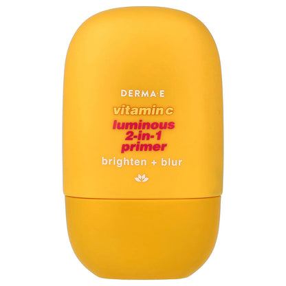Derma E Vitamin C Luminous 2-in-1 Primer for All Skin Types, 30 ml