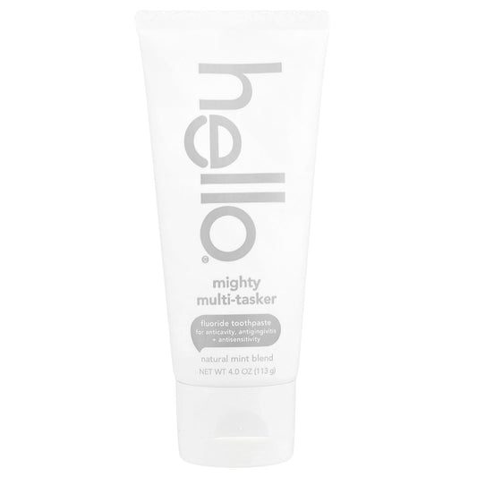 Hello 8 in 1 Mighty Multi-Tasker Fluoride Toothpaste, Mint Blend, 113 g